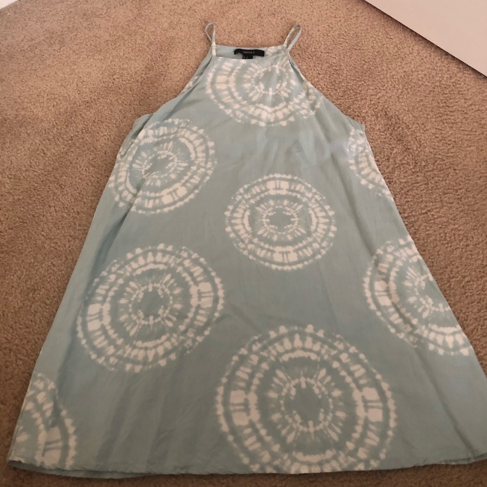 Tie dye mini dress